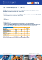 Техническое описание (TDS) Q8 Formula Special FE 0W-30