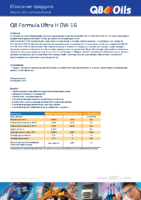 Техническое описание (TDS) Q8 Formula Ultra H 0W-16