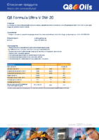 Техническое описание (TDS) Q8 Formula Ultra V 0W-20