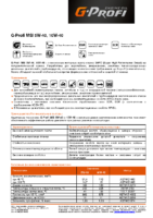 Техническое описание (TDS) Газпромнефть G-Profi MSI 5W-40, 10W-40