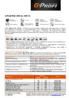 Техническое описание (TDS) Газпромнефть G-Profi MSJ 10W-30, 15W-40