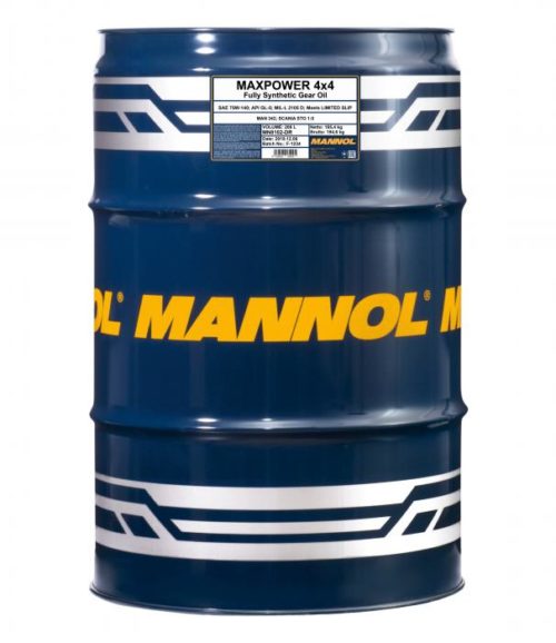 Масло трансмиссионное Mannol Maxpower 4x4 75/140 API GL-5 (208 л.)