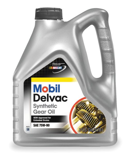 Масло трансмиссионное Mobil Delvac Synthetic Gear Oil 75/90 API GL-5/MT-1 (4 л.)