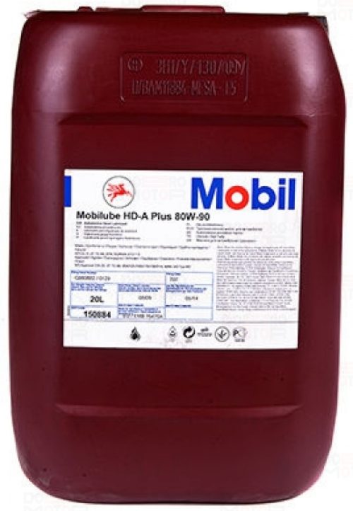 Масло трансмиссионное Mobil Mobilube HD-A Plus 80/90 API GL-5 (20 л.)