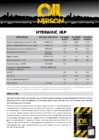 Техническое описание (TDS) Nerson Hydraulic HLP 32, 46, 68