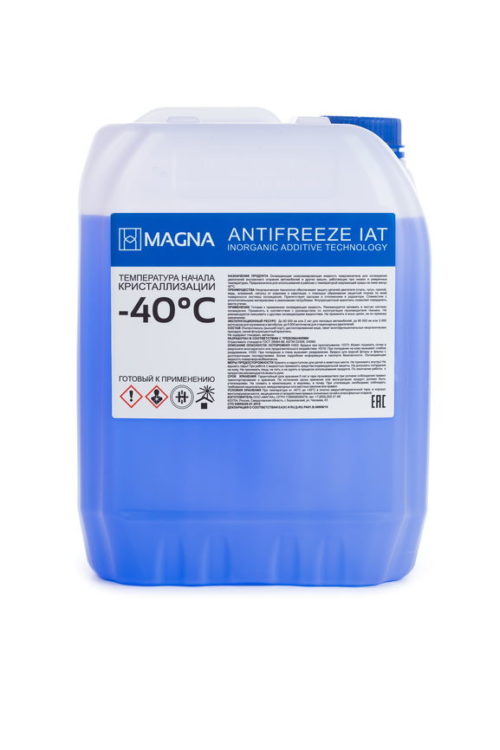 Тосол MAGNA IAT Standard Engine Coolant А-40 (10 кг.)