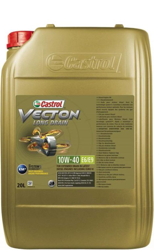 Масло моторное Castrol Vecton Long Drain 10/40 API CJ-4 АСЕА E6/E9 (20 л.)