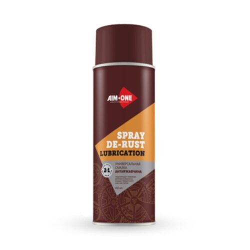 Смазка универсальная антиржавчина AIM-ONE DE-RUST LUBRICATION AD-350 Spray (0,45 л.)